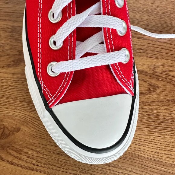 ❤️❤️Converse Chuck Taylor All Star Lift Ox Low Canvas 7 Womens Shoes Red A14905C - Picture 12 of 13